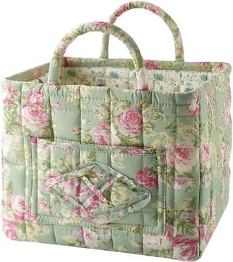 OEM Cesta Para Guardar Flores, Cesta Grande Acolchada Y Plegable Con Asas, Cesta Para Ropa De Beb&eacute;, El Hogar Y Picnics, Multicolor, 1 Pieza