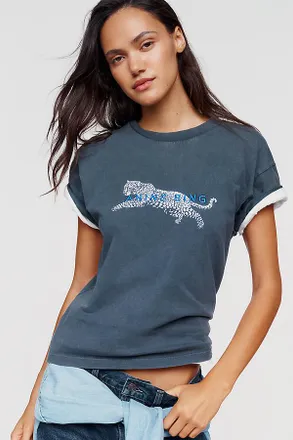 Anine Bing Cade 100% Cotton Tee