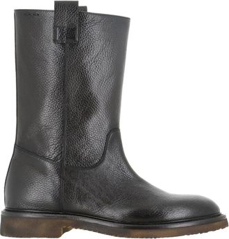 Alexander Hotto Martellato Boot - Heren - Enkellaarsjes - Zwart - 43 EU - Leer - Schoenen