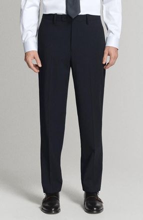Mango London Regular Fit Dress Pants in Dark Navy at Nordstrom, Size 36