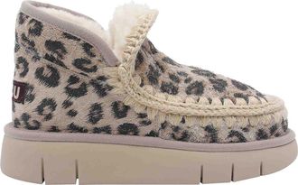 Mou Eskimo Hairy Suede Booties