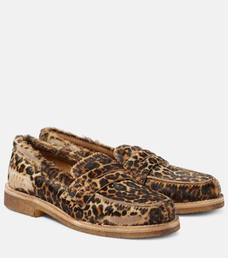 スニーカー Golden  Vce Penstar Sneaker In Leopard Pony Skin Golden Goose Men's VCE Penstar Leopard-Print Pony Skin