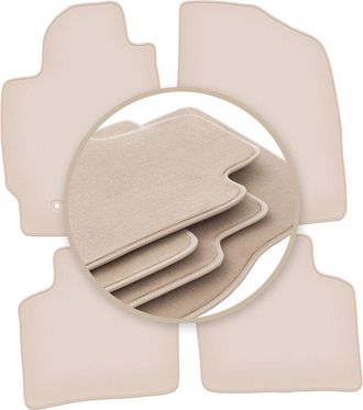 OEM Alfombrillas Beige Premium Para Toyota Prius Ii Hatchback 2003-2010