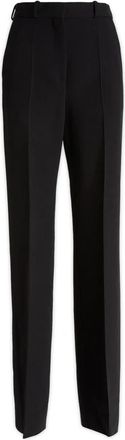 Del Core Slim-fit broek - Dames - Straight fit broeken - Zwart - 2XS - Wol - Broeken