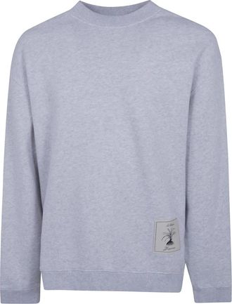 Jacquemus Le Sweatshirt Torneo - Heren - Sweatshirts - Grijs - XL - Katoen - Hoodies & sweatvesten