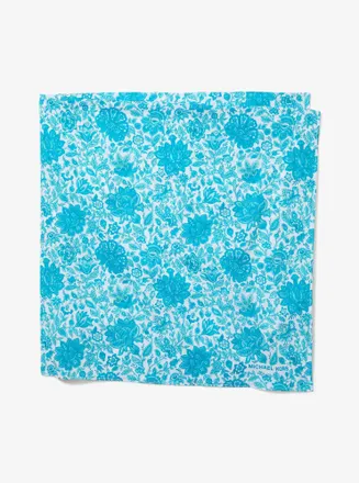 Michael Kors Floral Print Cotton Scarf