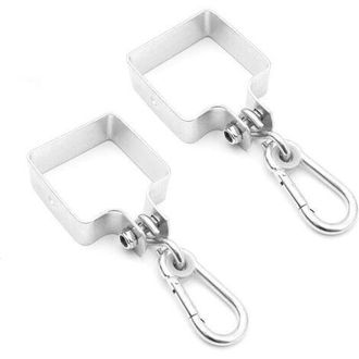 OEM Ganchos Cuadrados Para Columpios Tool Jungle (paquete De 2) De 90 Mm - Gancho Resistente Para Fijaci&oacute;n A Vigas - Para La Estabilidad De Columpios, Equ