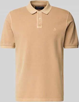 Marc O'Polo Regular Fit Poloshirt aus reiner Baumwolle in Sand, Größe XXXL