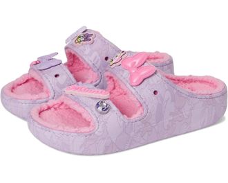 Crocs Minnie Daisy Classic Cozzzy 211786-90H Sandals Pink Slide JAX1211