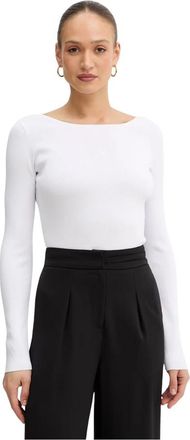 A|X Armani Exchange Trui met ronde hals - Dames - Blouses - Wit - M - Overhemden