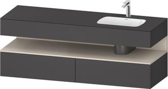 Duravit Qatego Lavabo Encastrado Con Base De Lavabo Consola, - Duravit