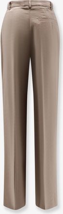 Hev&ograve; Womens Trousers Torreveneri Beige Modal