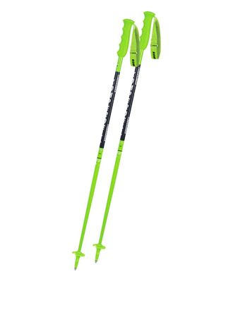 Komperdell logo-print ski poles - unisex - Plastic/Aluminium - 105 - Green