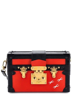 Louis Vuitton Petite Malle Handbag Epi Leather clutch bag - Nero