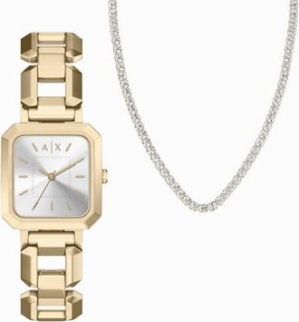A|X Armani Exchange Quartz Ladies Watch AX7186SET