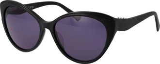 Replay Cat Eye Zonnebril - Dames - Zonnebrillen - Zwart - ONE Size - Accessoires