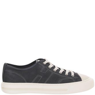 Hogan Blue White Rebel Front Lacing Leather Sneakers