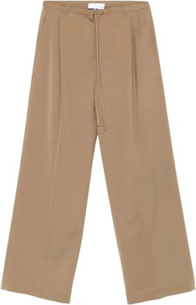 Christian Wijnants pleated drawstring trousers - Neutrals