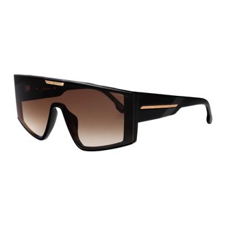 Occhiali Da Sole Donna Retrò In Metallo Con Lenti Specchio - Montatura Lega Color Oceano - Stile Punk