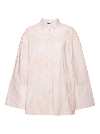 Rotate Oversized blouse met bloemenprint - Roze