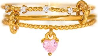 Girls Crew Love Connection Ring in Gold at Nordstrom, Size 6