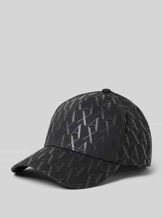 A|X Armani Exchange Basecap mit Logo-Print und verst&auml;rktem Schirm in Black, Gr&ouml;&szlig;e 1