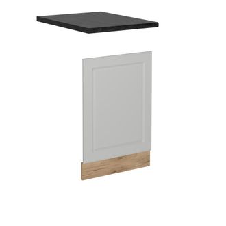 Vicco Frontal Para Lavavajillas R-line, Blanco Casa De Campo, 45 Cm, Et Antracita Vicco
