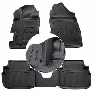 OEM Alfombrillas Y Limpiaparabrisas De Goma Subaru Xv 2 Gt 2017-2022 Canales Ud