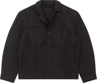 CASEY CASEY Oscar buttoned welt-pocket jacket - Black
