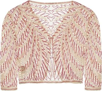 Bode Rita Cardigan - Pink