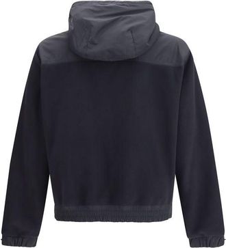 Moncler Polartec Hooded Hybrid Jacket - Black