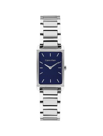 Calvin Klein Mens Minimalist Rectangle Bracelet Watch - Navy - OS