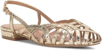 Vince Camuto Stiorra Slingback Sandal in Gold at Nordstrom, Size 9