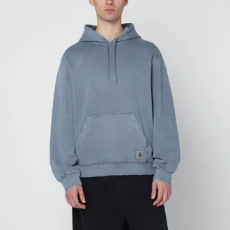 Carhartt Work in Progress Hooded Torion Sweatshirt Office Blue/Grind washed