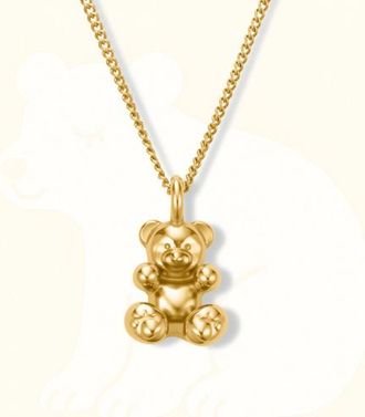 Hey Harper Bear With Me Necklace in Gold at Nordstrom, Size 18