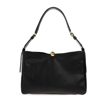 Furla Shoulder Bags, female, Black, Size: ONE SIZE Sfera Soft Large Shoulder Bag