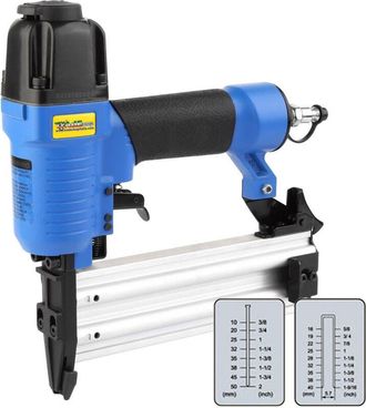 Trade Shop Trade Shop - Clavadora De Aire 2 Funciones Pistola De Clavos Pistola De Clavos 10 50 Mm