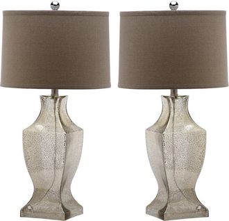 Safavieh Glass 29In Bottom Lamp
