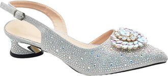 Generic Womens Luxury Italian Shoe and Bag Matching Set Full Rhinestone Decorated Party Wedding Bride Sparkly Sandals