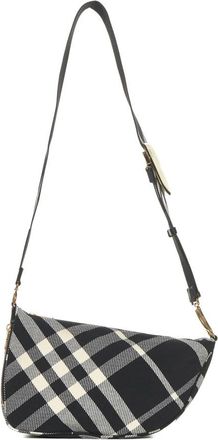 Burberry Shield Messenger Medium Tas - Dames - Schoudertassen - Veelkleurig - ONE Size - Katoen - Tassen