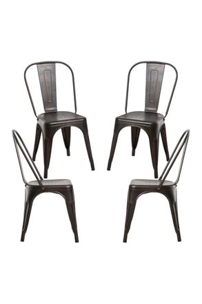 Regalos Miguel Regalos Miguel - Packs Sillas Comedor - Pack 4 Sillas Torix Vintage - Cobre Vintage