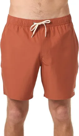 O'Neill Lennox Hermosa Solid Volley Swim Trunks in Chutney at Nordstrom, Size Medium