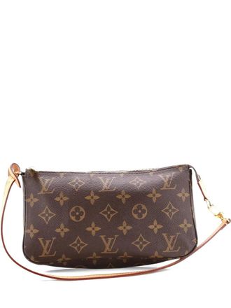 Louis Vuitton Pochette Accessoires NM Monogram Canvas clutch bag - Marrone