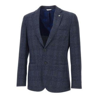 Manuel Ritz Heren, Jassen, Blauw, Maat: M Viscose