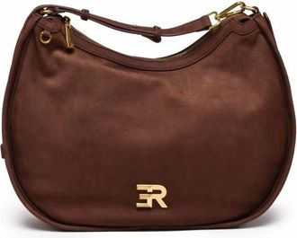 Ermanno Scervino Tassen, Dames, Bruin, ONE Size, Leer, Angelica Schoudertas