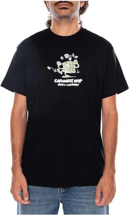 Carhartt Work in Progress S/S Dirty Laundry T-Shirt - Heren - T-shirts - Zwart - XL - Katoen - Tops
