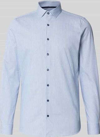 Olymp Level 5 Slim Fit Business-Hemd mit Kentkragen in Bleu, Gr&ouml;&szlig;e 38