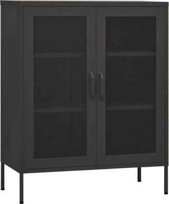 vidaXL Storage Cabinet Anthracite 80x35x101.5 cm Steel vidaXL