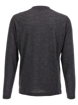 Zanone Virgin Wool T-Shirt - charcoal