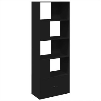 vidaXL Estanter&iacute;a De Madera De Ingenier&iacute;a Negra 70x36x189 Cm Vidaxl